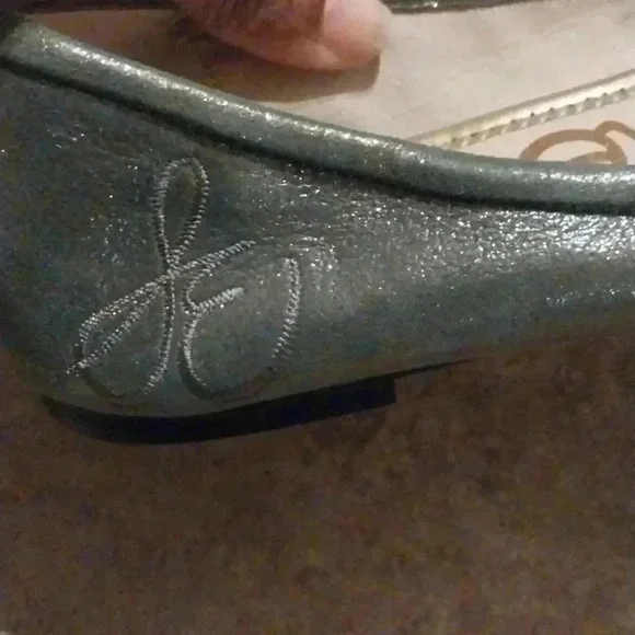 Sam Edelman Iridescent Felicia Rounded Ballet Flat Size 7.5W - Picture 5 of 8